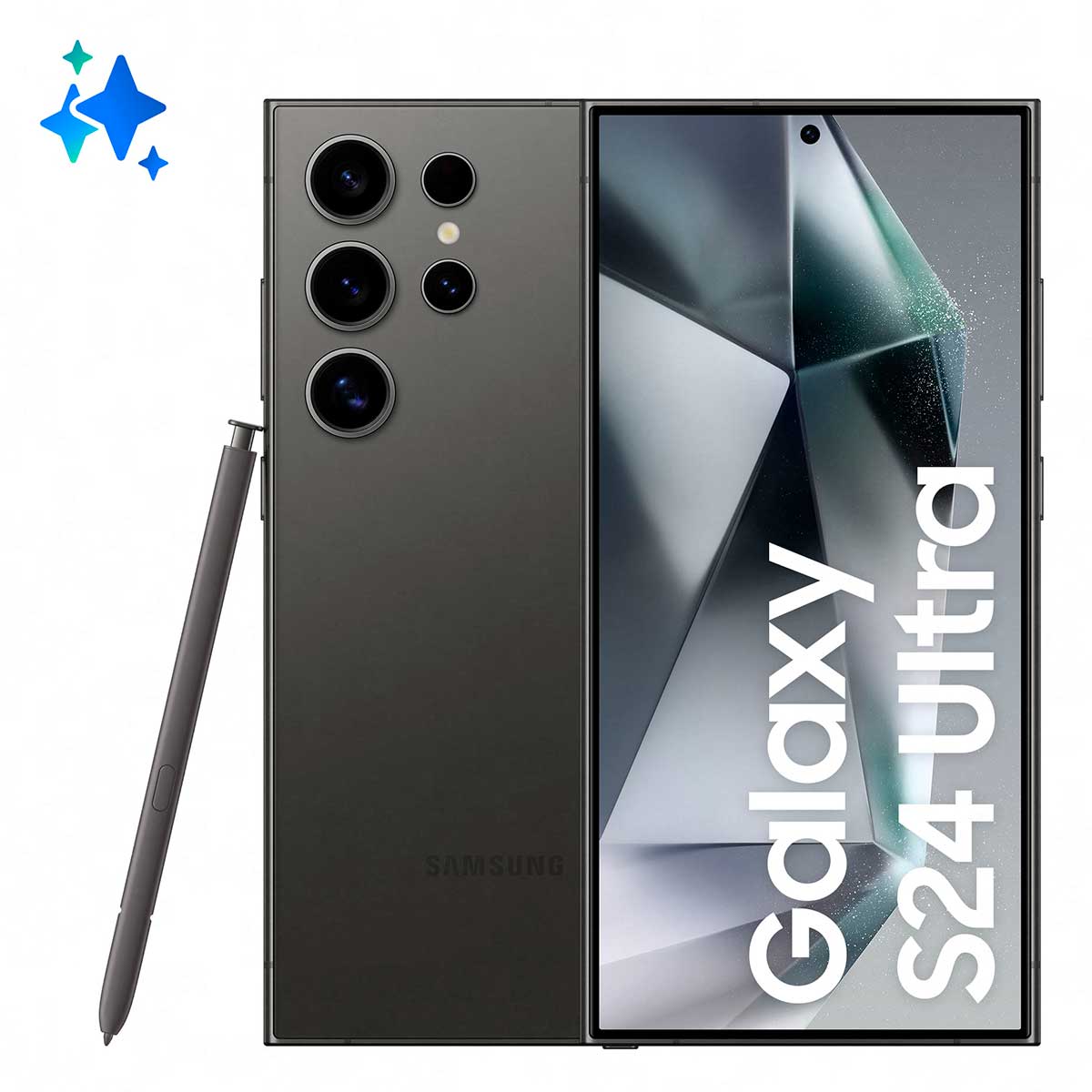 Imagem Smartphone Samsung Galaxy S24 Ultra 1T Preto 5G 6,8" 12Gb Ram Câmera Quádrupla 200Mp Selfie 12Mp Dual Chip Android 14