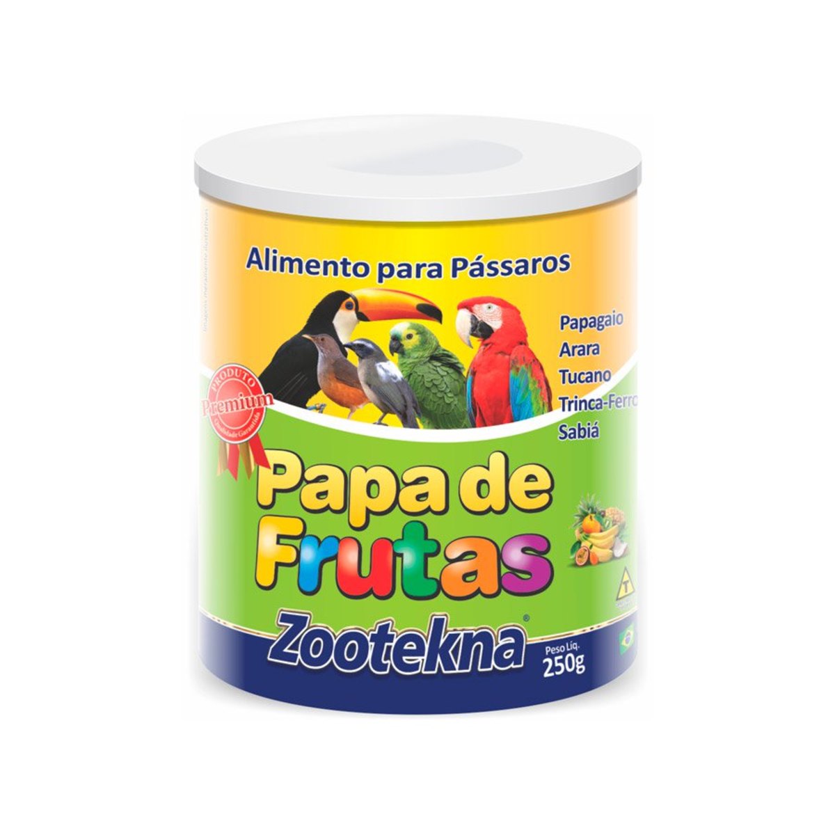 Papa De Frutas Zootekna Para Pássaros - 250G