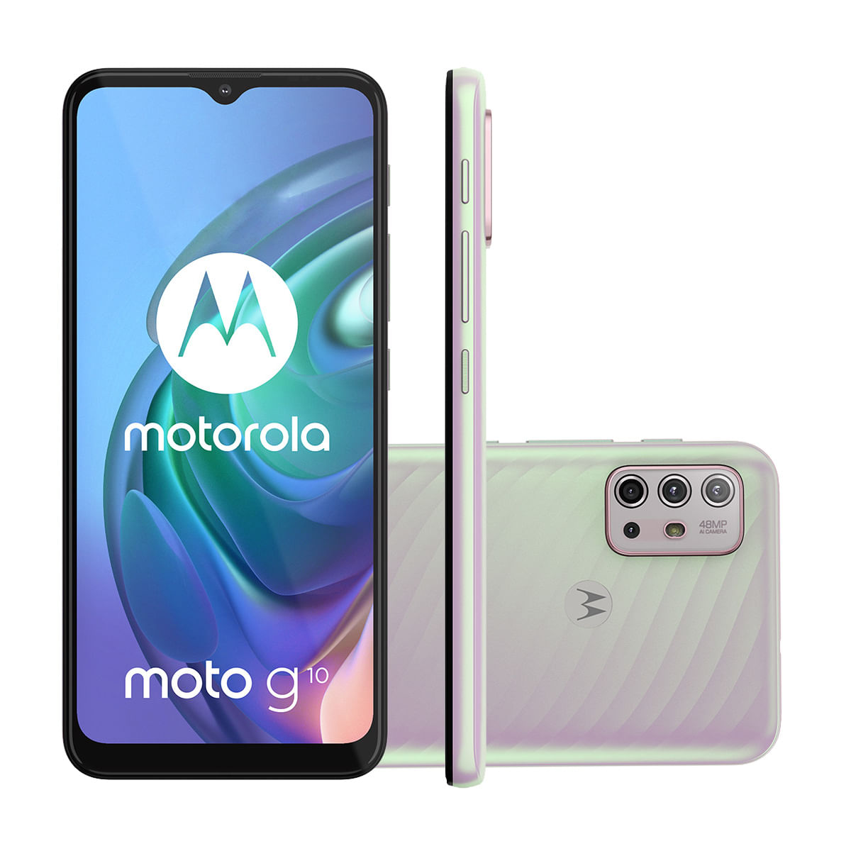 Smartphone Motorola Moto G10 64GB 4G Tela 6.5” Câmera Tripla 48MP Selfie 8MP Android 11