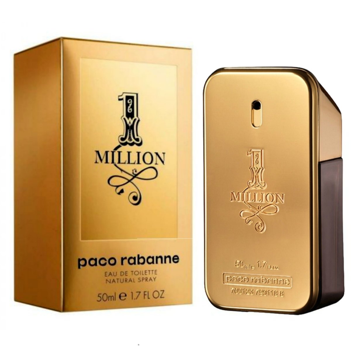 Paco Rabanne Perfume 1 Million 50Ml Eau De Toilette