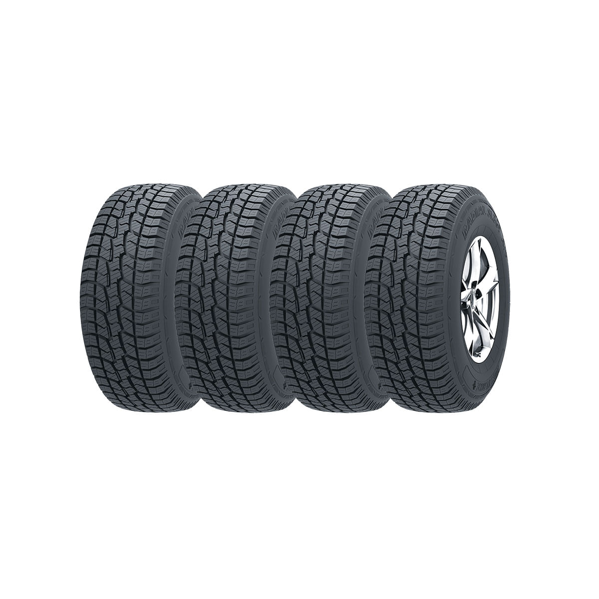 Kit 4 Pneus Aro 16 205/60R16 Westlake Radial conjunto