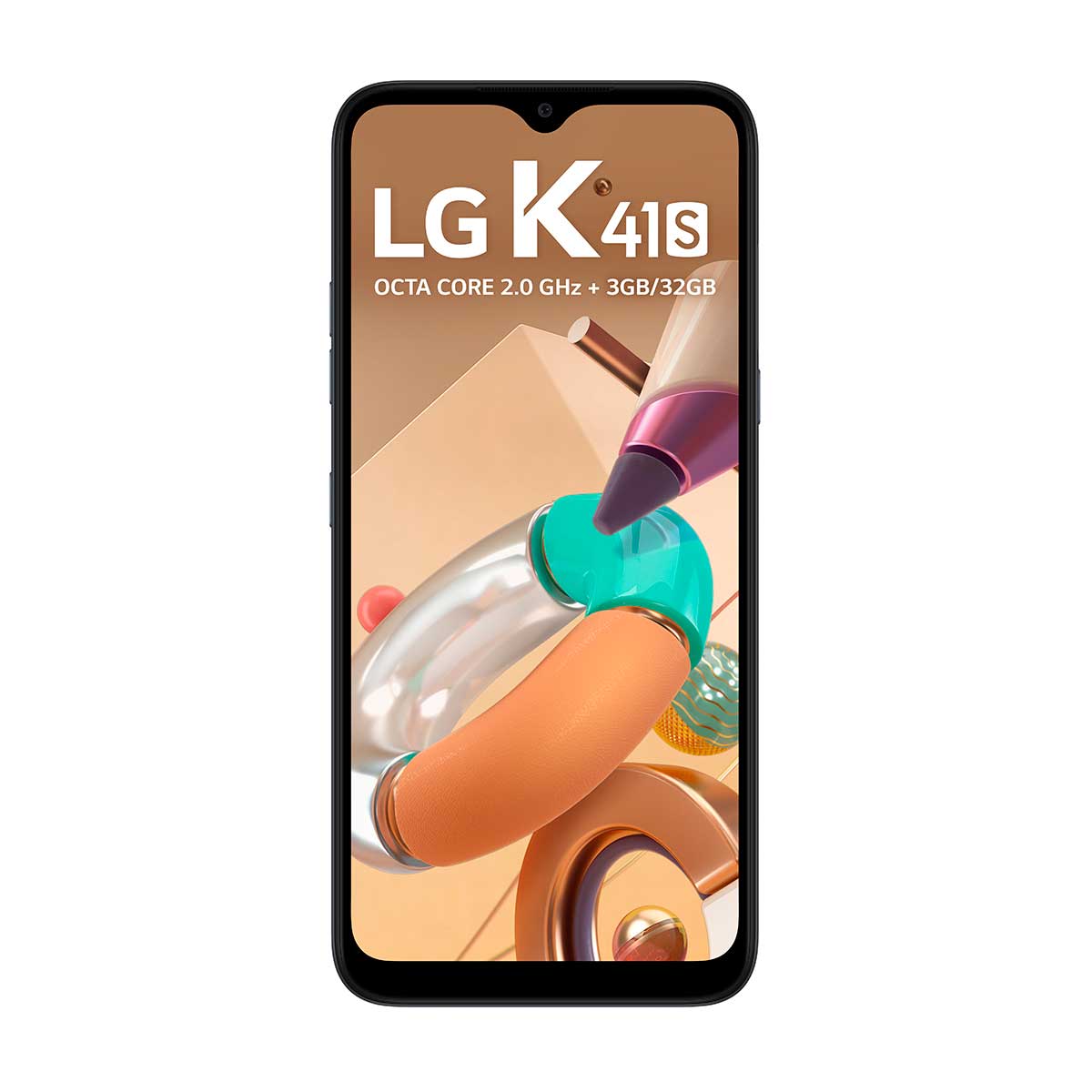 Smartphone Lg K41s 32Gb Preto Tela 6.55" Câmera Quádrupla 13Mp Frontal 8Mp Dual Chip Android 9.0