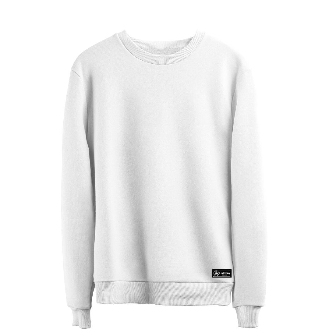 Blusão Moletom Masculino E Feminino Liso Básico Sem Capuz Gola