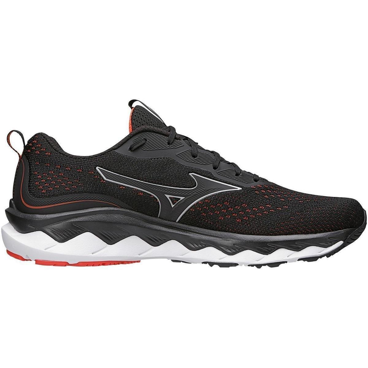 Tenis Mizuno Wave Way 3 Preto/vermelho 038 - Carrefour