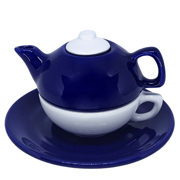 Azul Escuro e Branco