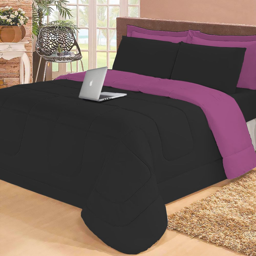 Preto e Roxo