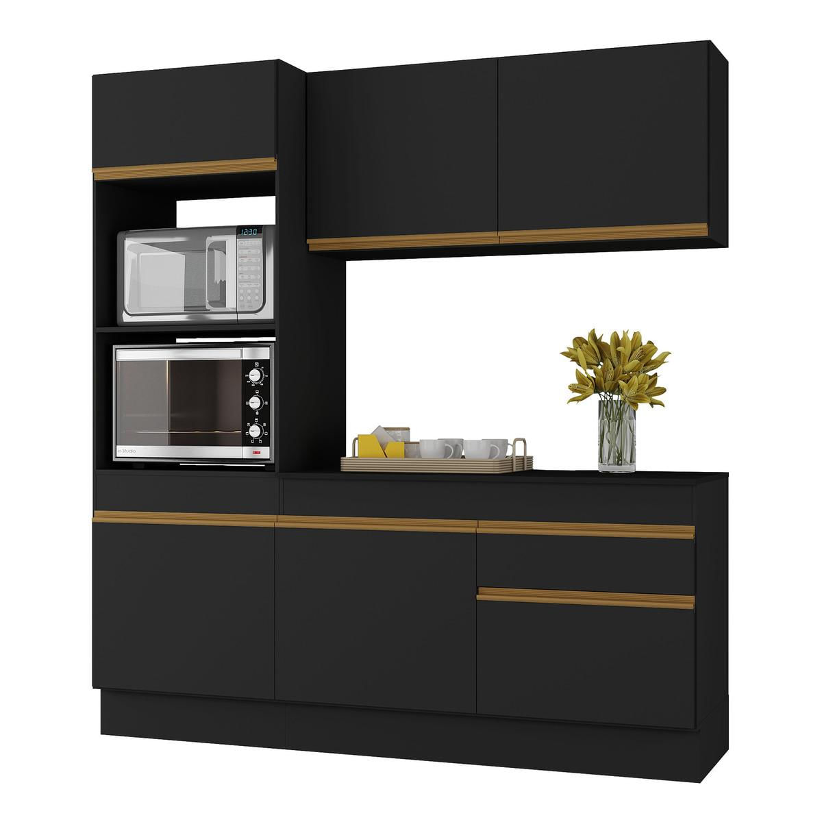 Preto/Dourado