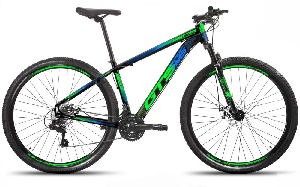 PRETO COM VERDE E AZUL