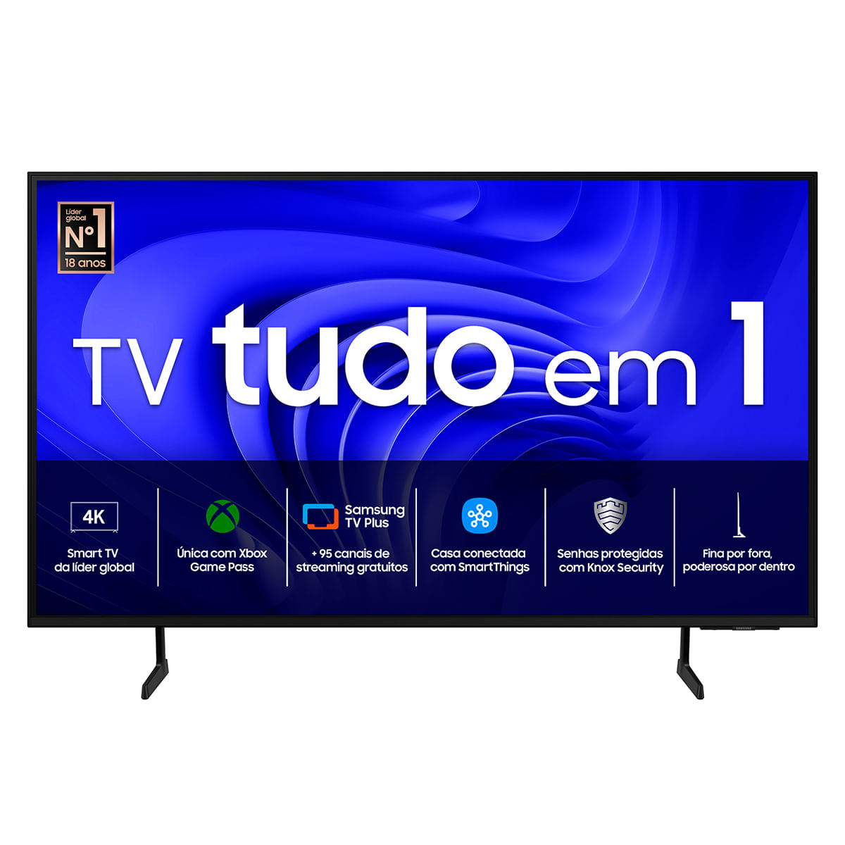 Imagem Smart Tv Samsung 43 Polegadas 4K Uhd Processador Crystal 4K Gaming Hub Alexa Built-In 43Du7700