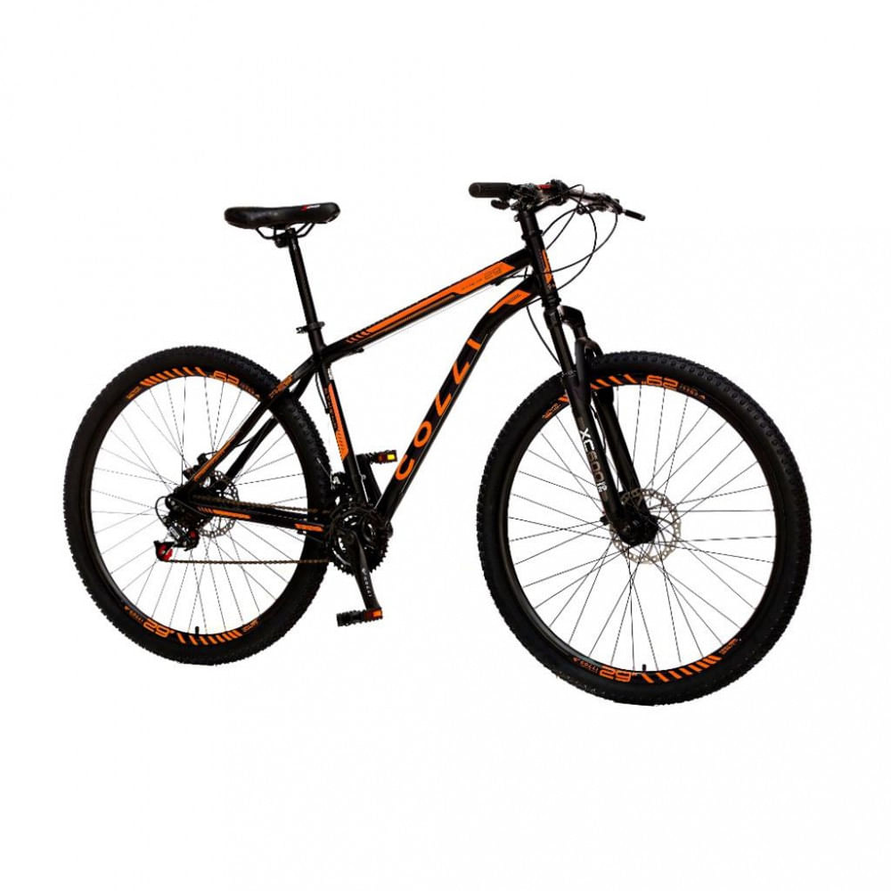 Preto Fosco/Laranja Neon