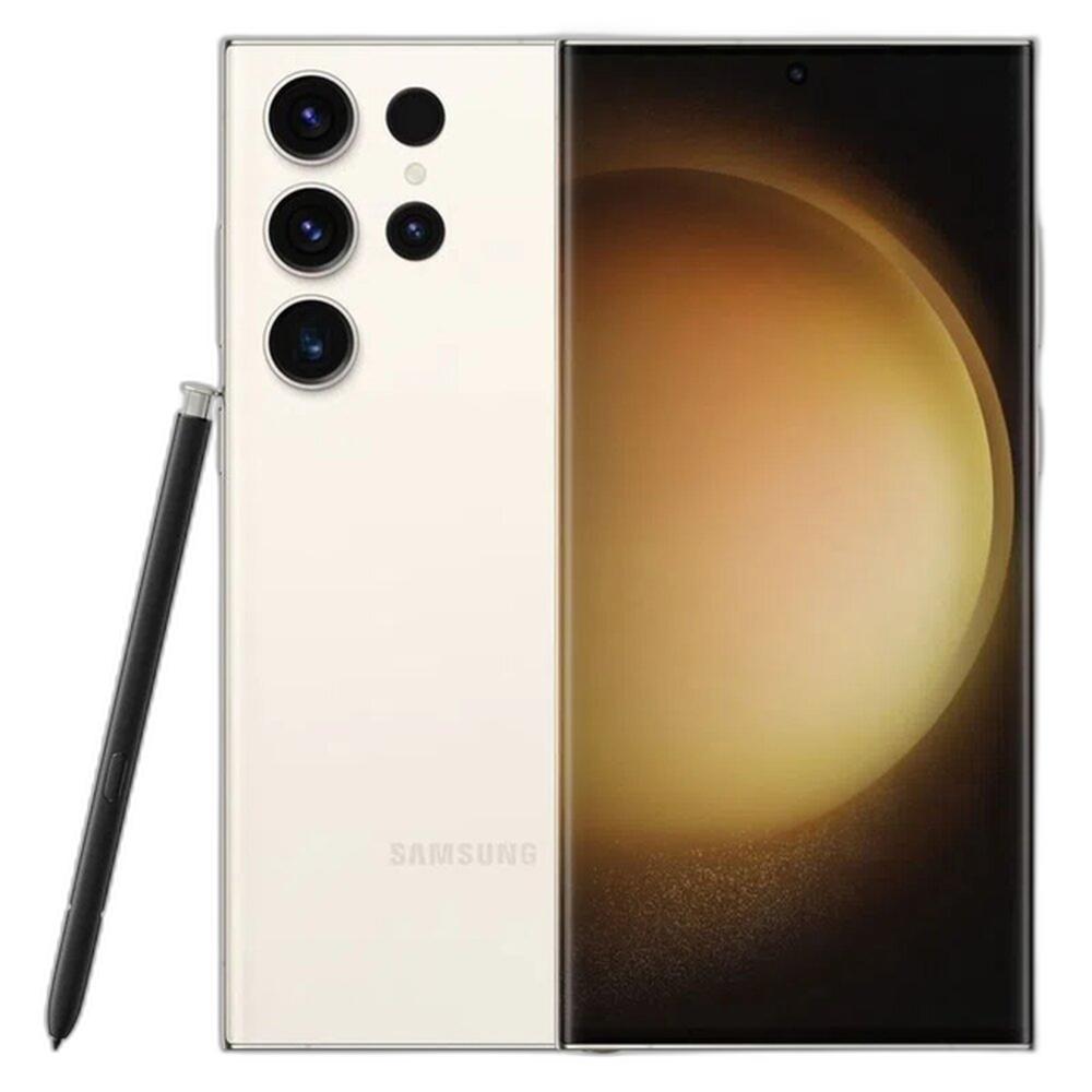 Imagem Smartphone Samsung Galaxy S23 Ultra 512Gb 5G Com Caneta S Pen - Creme, Câmera Quádrupla 200Mp + Selfie 12Mp, Ram 12Gb, Tela 6.8&Quot;