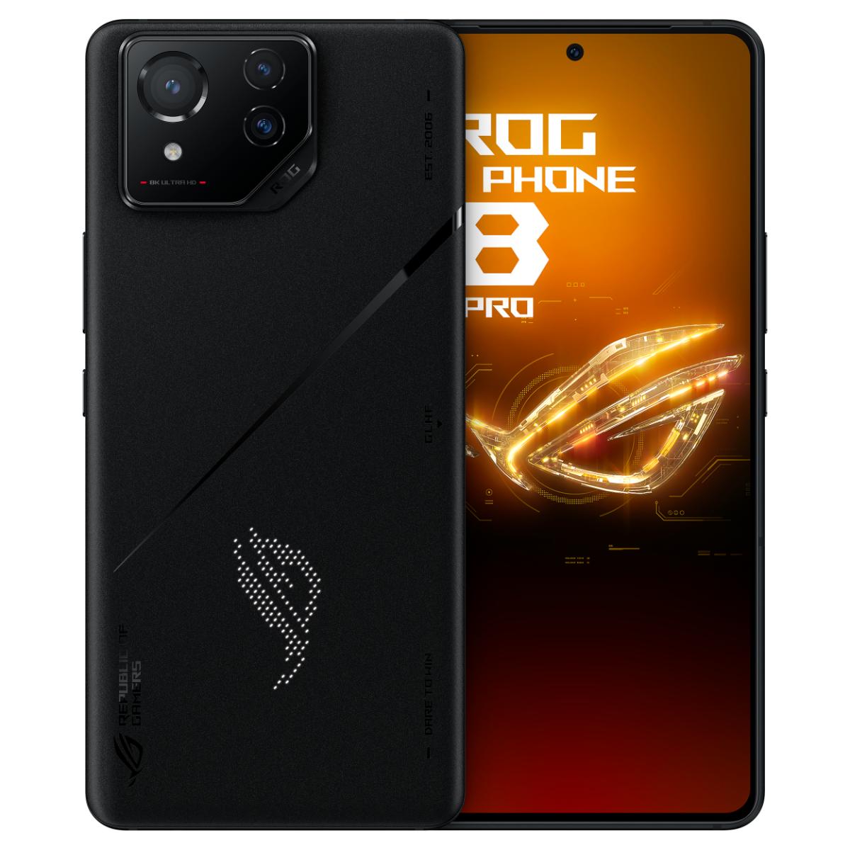 Imagem Smartphone Asus Rog Phone 8 Pro 512Gb 5G Snapdragon 8 Gen 3 16Gb Ram Tela 6,78&Quot; Amoled 165Hz Câm Tripla 50Mp+32Mp - Phantom Black