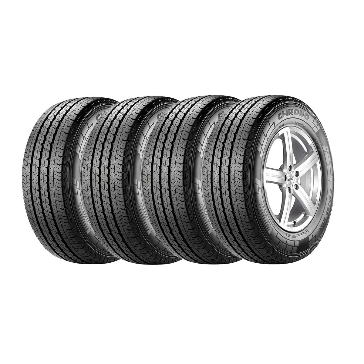 Kit 4 Pneus Aro 14 17570R14 88T Xl Chrono Pi