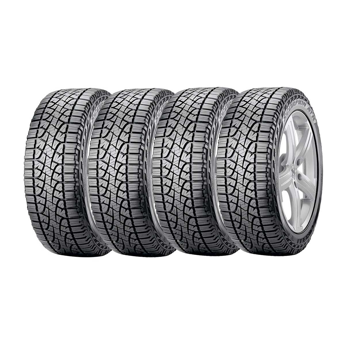 Kit 4 Pneus Aro 15 20570R15 96T Satr