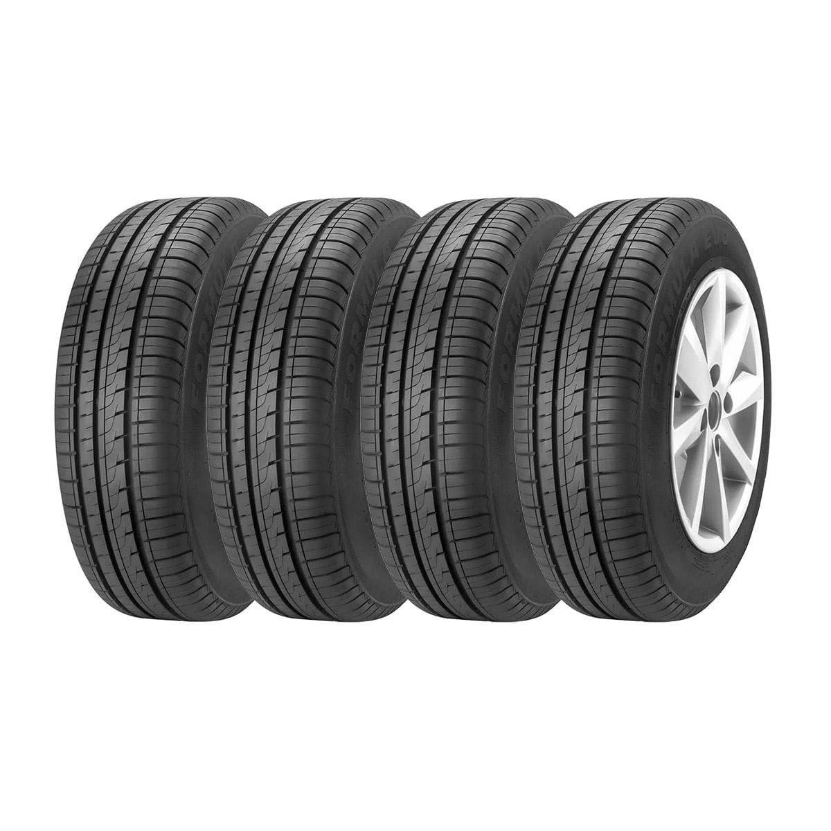 Kit 4 Pneus Aro 15 PIRELLI FORMULA EVO 18565R15 88H conjunto