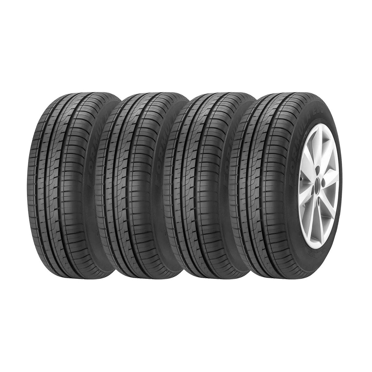 Kit 4 Pneus Aro 15 Pirelli Fórmula EVO 185 60 R15 88H Conjunto