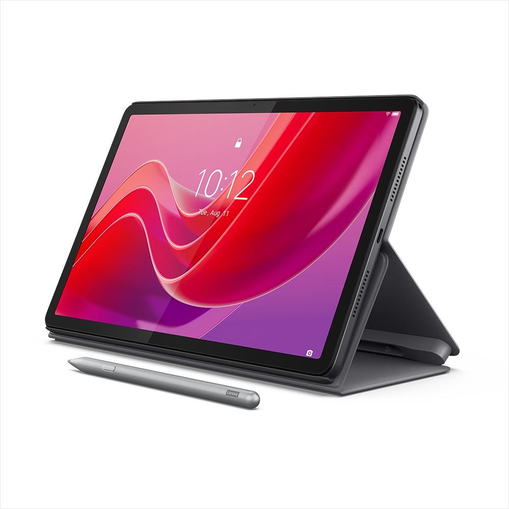 Imagem Tablet Lenovo M11, Tela 11&Quot;, Wi-Fi, 4Gb Ram, 128Gb, Com Capa Protetora E Caneta, Prata - Zada0283br