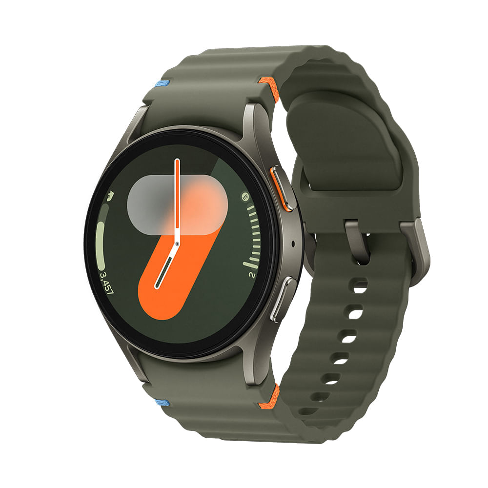 Imagem Samsung Galaxy Watch7 Smartwatch 40mm Lte, Galaxy Ai, Tela Em Cristal De Safira Verde