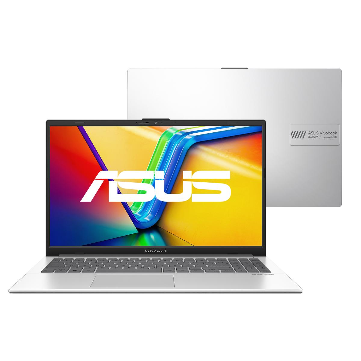 Imagem Notebook Asus Vivobook Go E1504ga Intel Core I3 N305 4Gb Ram 128Gb Ssd Windows 11 Tela 15,6" Fhd Silver - Nj440w