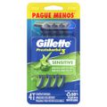 Carga-para-Aparelho-de-Barbear-Gillette-Mach3-Sensitive-4-Unidades