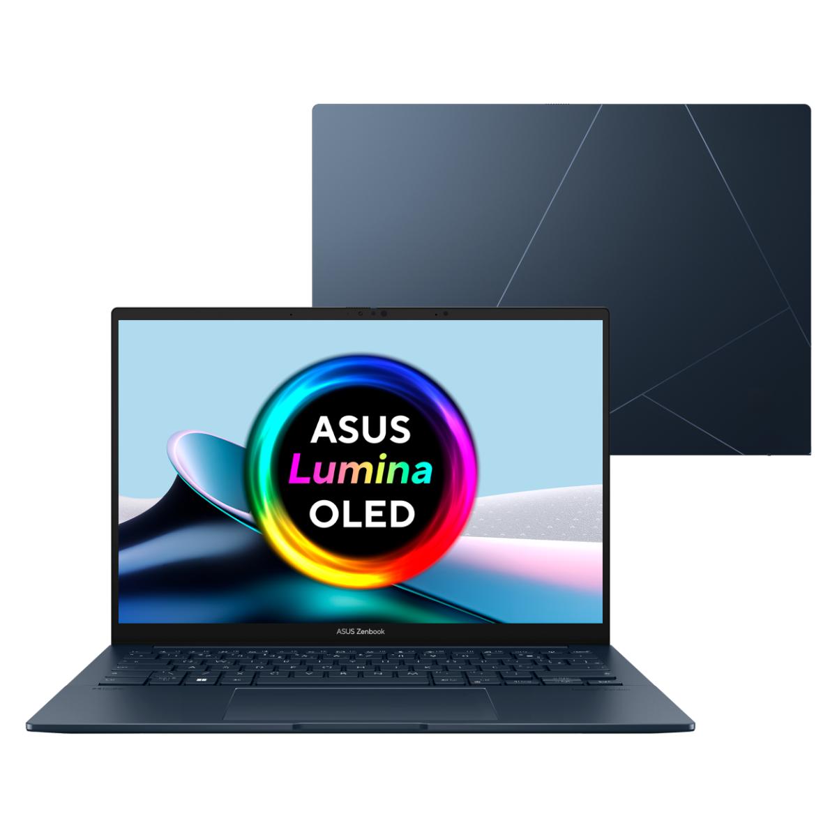 Imagem Notebook Asus Zenbook 14 Oled Ux3405ma Intel Core Ultra 9 185H Ai 32Gb Ram 1Tb Ssd Windows 11 Home Tela 14" Blue - Pp809w