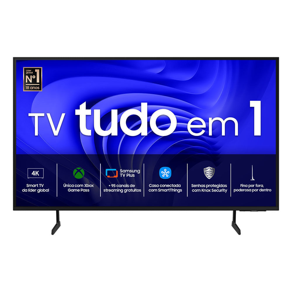 Imagem Samsung Smart Tv 70 Polegadas, Uhd 4K 70Du7700 2024, Processador Crystal 4K, Gaming Hub, Ai Energy Mode, Controle Solarcell, Alexa Built In