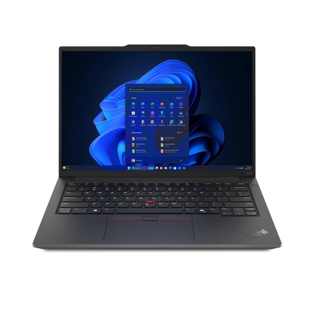 Imagem Notebook Lenovo Thinkpad E14 Intel Core Ultra 5 125U 16Gb 512Gb Ssd Windows 11 Pro - 21M8000xbo Preto