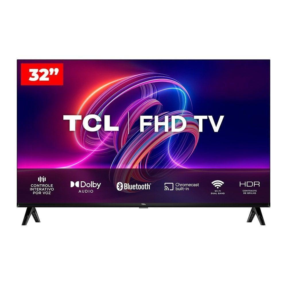 Imagem Smart Tv Tcl Led 32" Full Hd S5400af Android Tv, Wi-Fi E Bluetooth Integrados