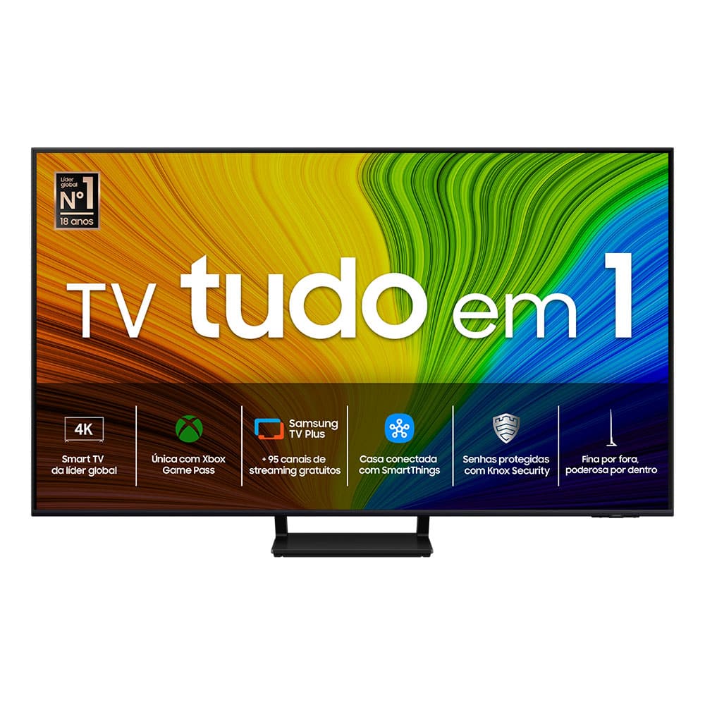 Imagem Samsung Smart Tv 65 Polegadas Qled 4K 65Q70d 2024, Tecnologia De Pontos Quânticos, Processador Com Ai, Painel Até 120Hz, Design Airslim 65&Quot;