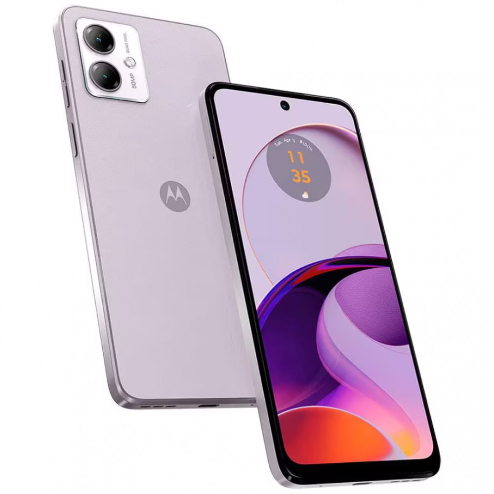 Imagem Smartphone Motorola Moto G14 Lilac 128Gb 4Gb Ram Tela 6.5 Câmera Traseira Dupla Áudio Dolby Atmos, Android 13