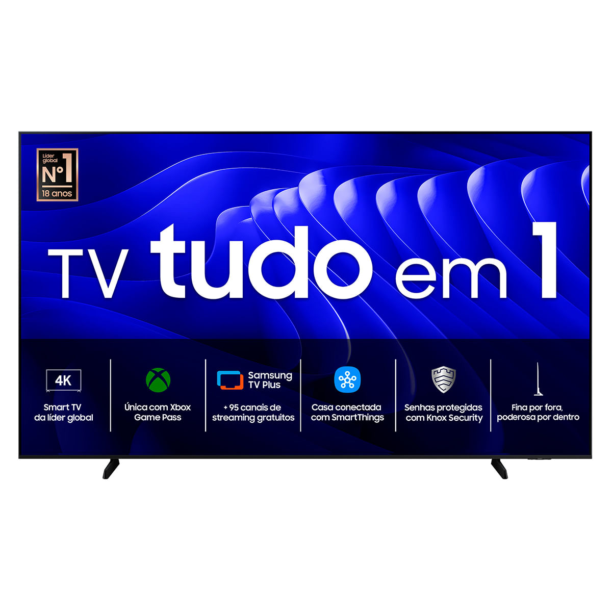 Imagem Samsung Smart Super Big Tv 98 Polegadas Crystal Uhd 4K 98Du9000 2024 Painel Até 120Hz Gaming Hub Ai Alexa Built In