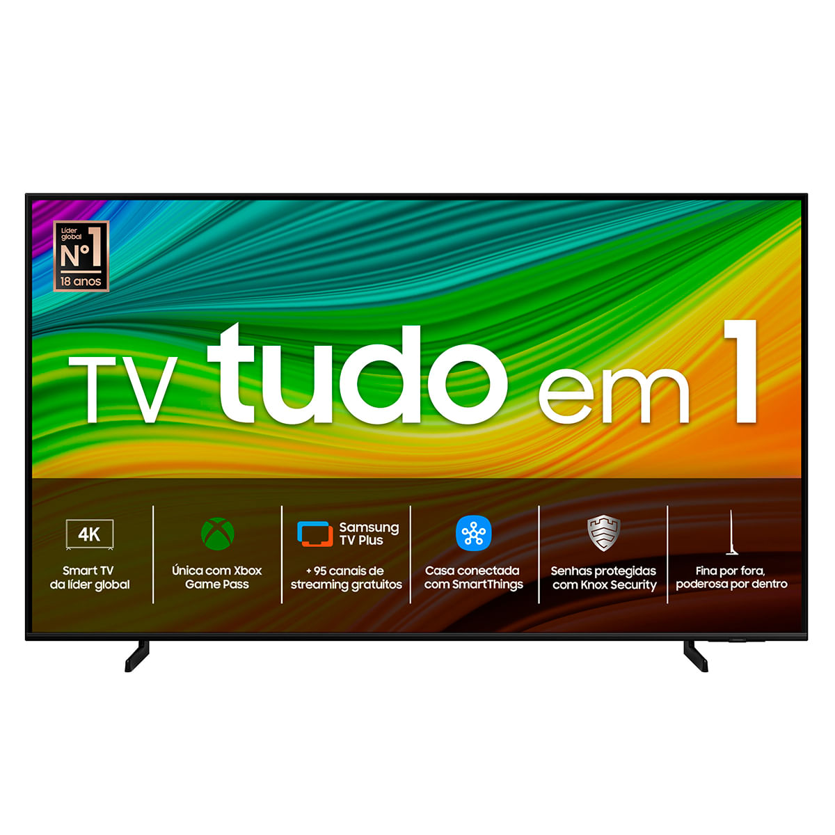 Imagem Smart Tv Samsung 55 Polegadas 4K Qled Airslim Gaming Hub Ai Energy Mode Alexa 55Q60d