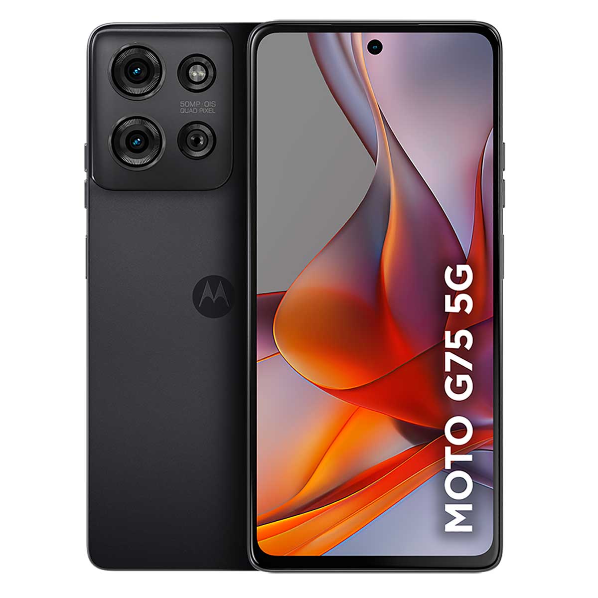 Imagem Smartphone Motorola Moto G75 5G Preto 256Gb 16Gb (8Gb Ram+8Gb Ram Boost) 50Mp Sony Lytia 600 Camera Moto Ai Ultrarresistência Militar