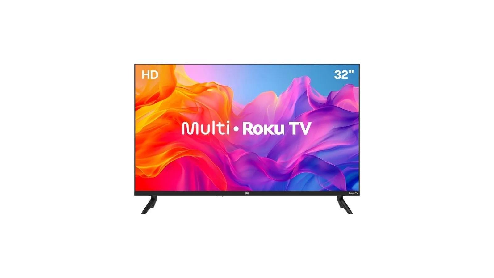 Imagem Smart Tv Hd 32 Dled Wi-Fi Dolby Audio Multi Roku - Tl052m