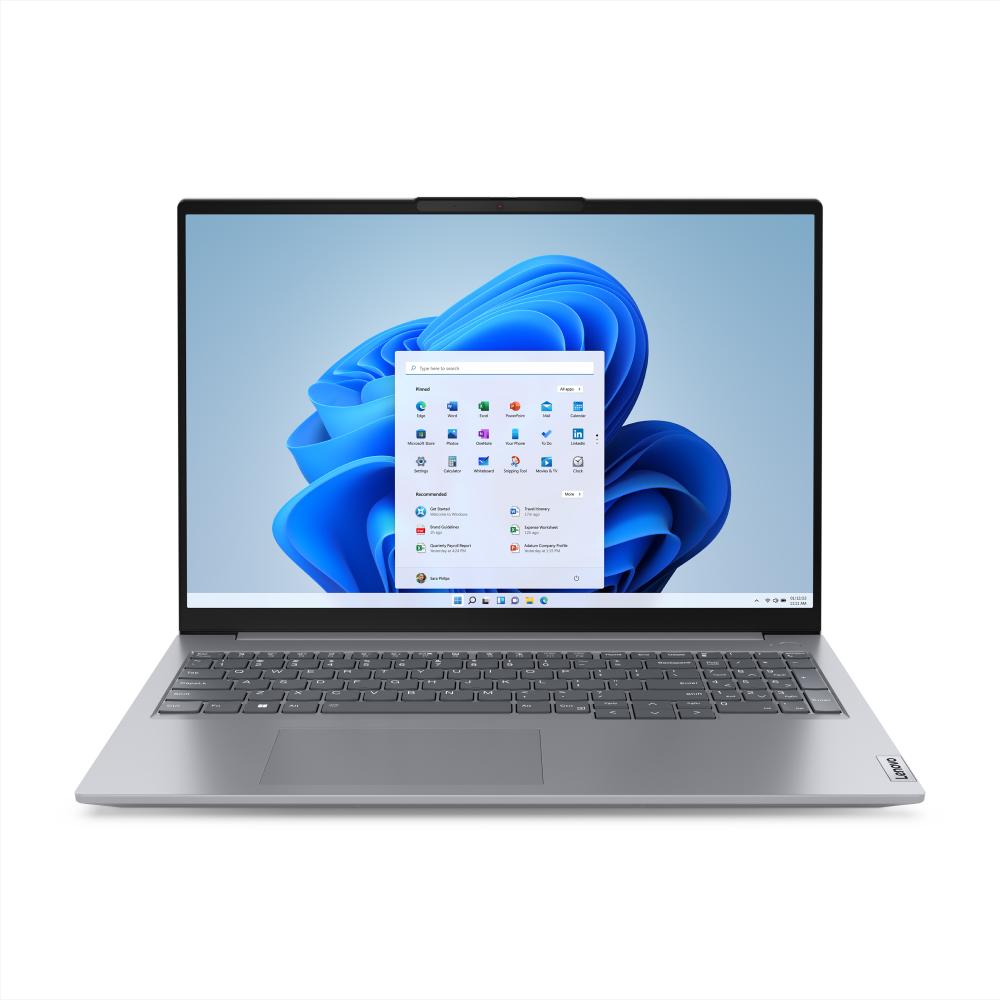 Imagem Notebook Lenovo Thinkbook 16 G6 Intel Core I5-13420H 16Gb 256Gb Ssd Windows 11 Pro - 21Nr0008br Arctic Grey