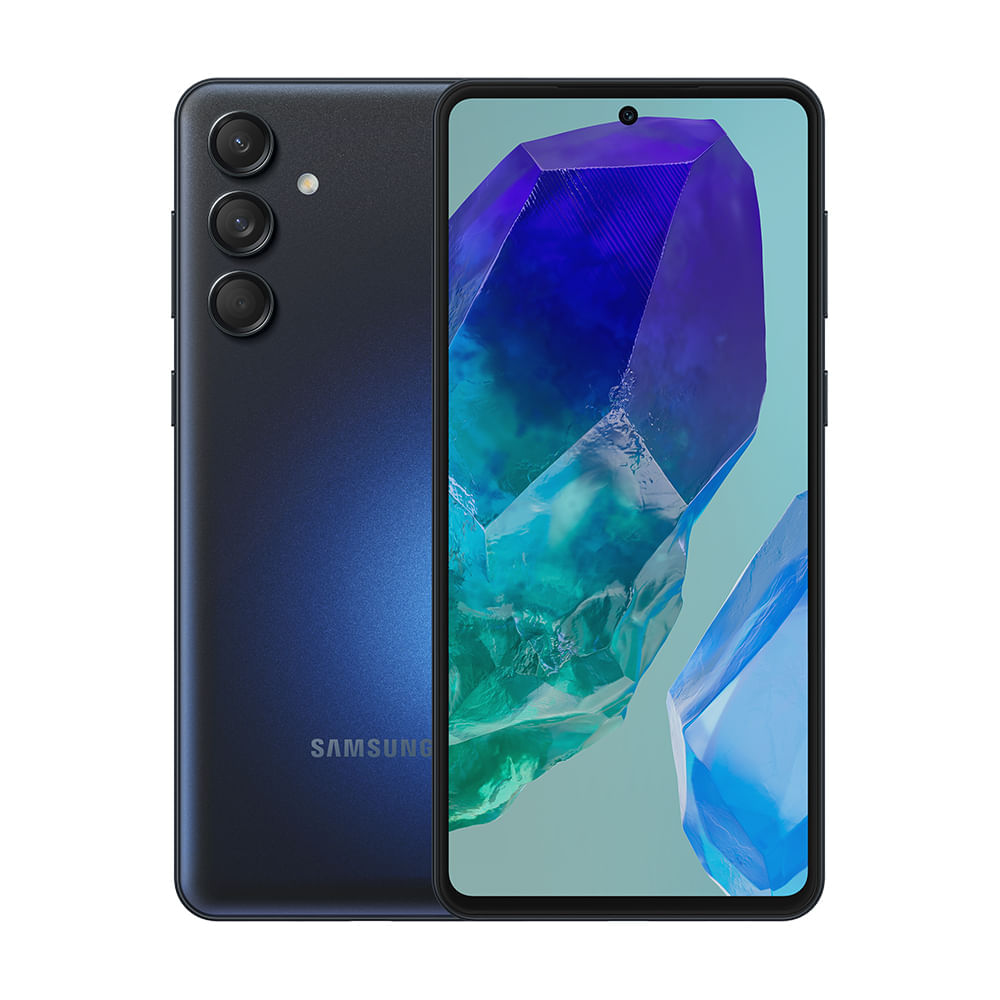 Imagem Celular Samsung Galaxy M55 5G, Câmera Tripla Até 50Mp, Tela 6.7", 256Gb Azul Escuro