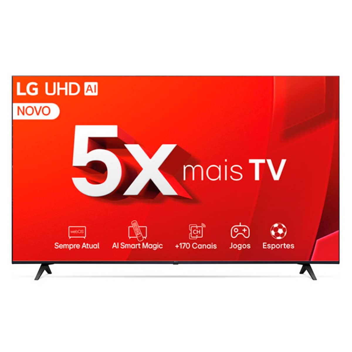 Imagem Smart Tv 50" Lg 4K Uhd 50Ut8050 Processador ?5 Ger 7 Ai 4K Hdr10 Pro Webos 24 Lg Channels Controle Smart Magic Alexa E Chromecast