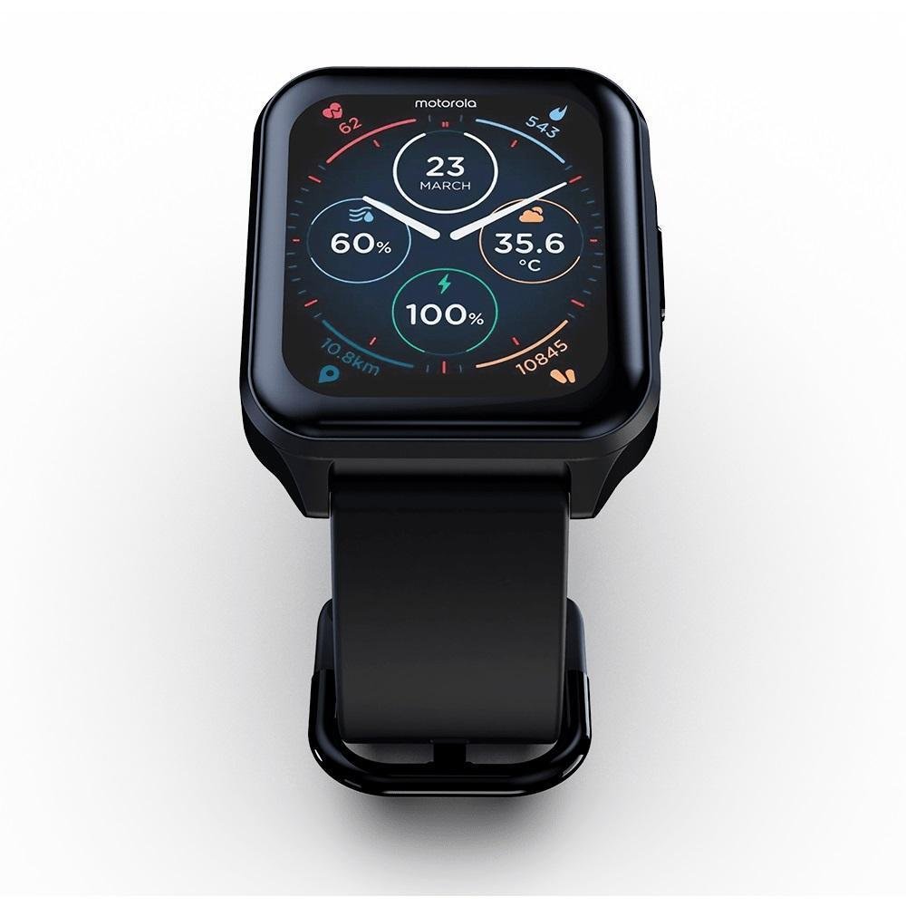 Imagem Smartwatch Motorola Watch 70 Preto Google Fit Moswz70-Pb