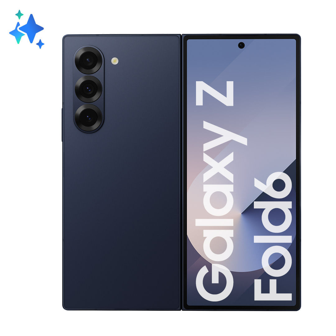 Imagem Celular Samsung Galaxy Z Fold6 5G, 512Gb, 12Gb Ram, Tela 7.6 Polegadas + 6.3 Poelgadas, Câm. Traseira 50+12+10Mp, Frontal 10+4Mp - Azul