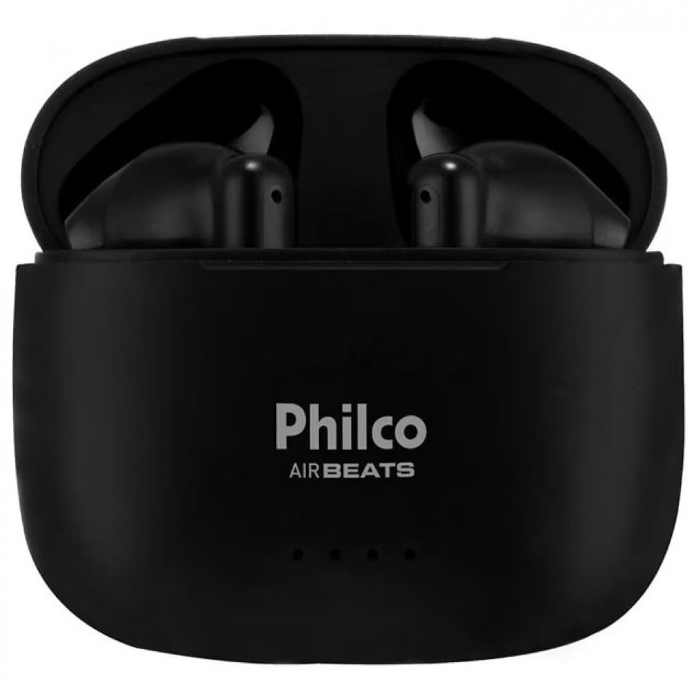 Imagem Fone De Ouvido Philco Pfi200p Air Beats Bluetooth 5.3 Ipx4 - Preto