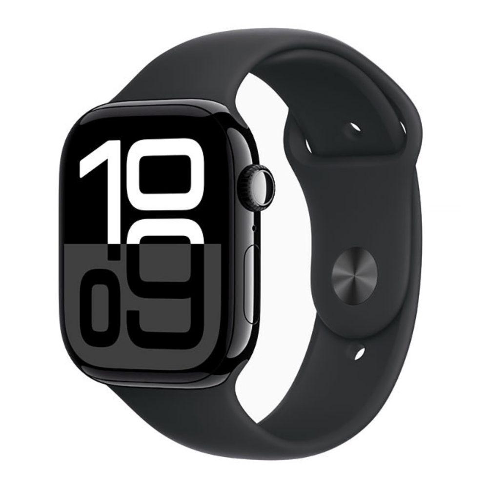 Imagem Apple Watch Series 10 46 Mm / M / L Gps - Jet Black Aluminum / Black Sport