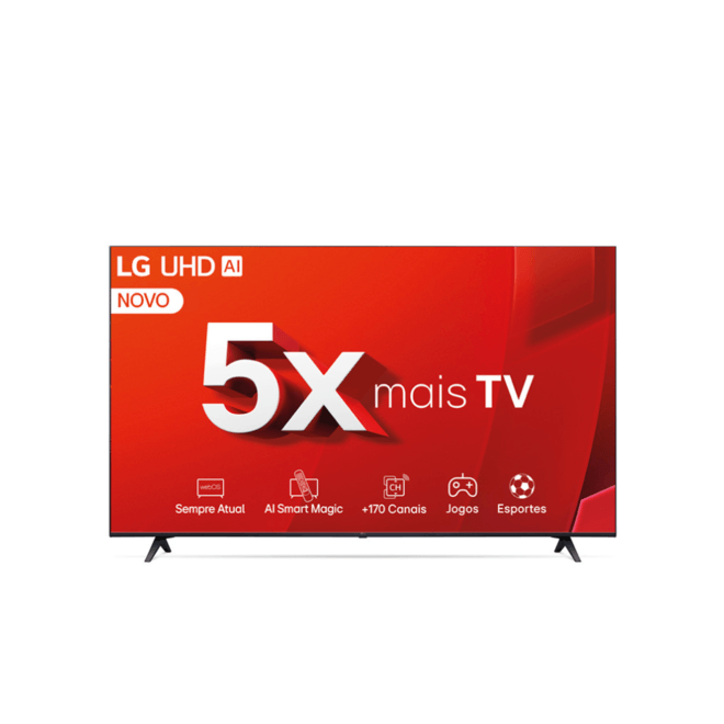 Imagem Smart Tv 50" Lg 4K Uhd Google Tv 50Ut8050psa Preta