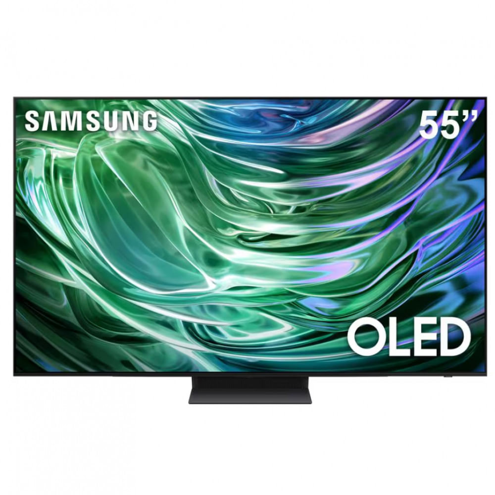 Imagem Smart Tv 55 4K Samsung Qn55s90dagxzd Oled, Ai Energy Mode, Dolby Atmos, Alexa Built In, Wi-Fi, Bluetooth, Usb, Hdmi Samsung,Tv 4K