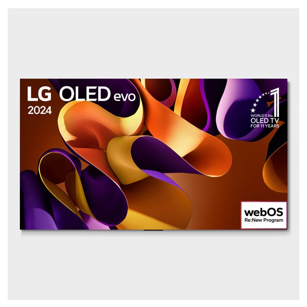 Imagem Smart Tv 4K Lg 65 Polegadas Oled65g4psa Oled Evo Processador 11, Ai, Painel 144Hz