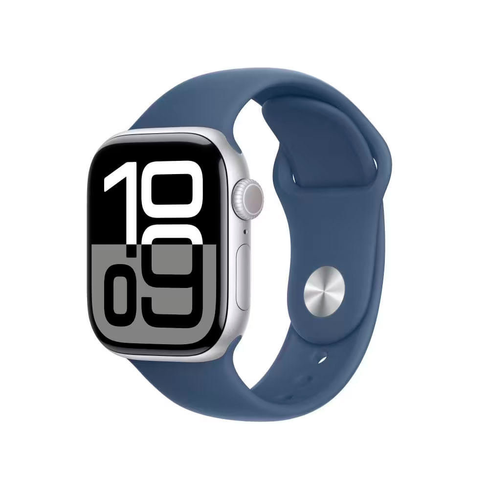 Imagem Apple Watch Series 10 Gps + Cellular Caixa De Alumínio 42 Mm E Pulseira Esportiva P M