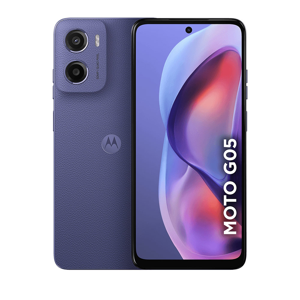 Imagem Smartphone Motorola Moto G05 - 128Gb 12Gb (4Gb Ram + 8Gb Ram Boost) E Camera 50Mp Com Ai Bateria De 5200 Mah Tela 6.7" Com Superbrilho Violeta