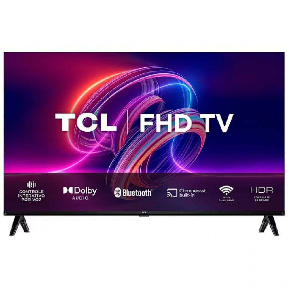 Imagem Smart Tv Led 32" Fhd Tcl S5400af Com Android Tv, Wi-Fi, Bluetooth, Controle Remoto Com Comando De Voz, Google Assistente E Chromecast Integrado