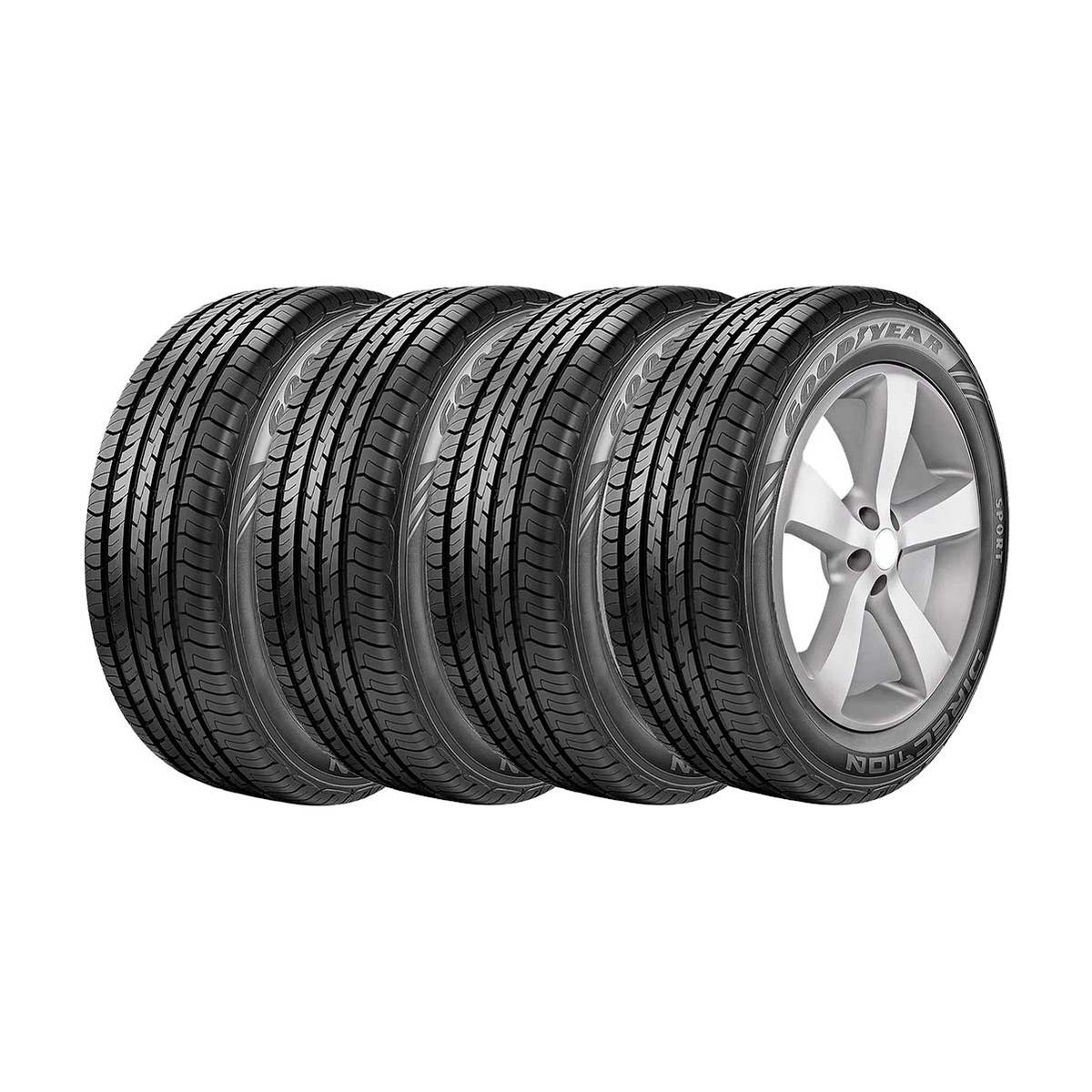 Kit 4 Pneus Aro 15 18565R15 GOODYEAR DIRECTION SPORT 8 conjunto