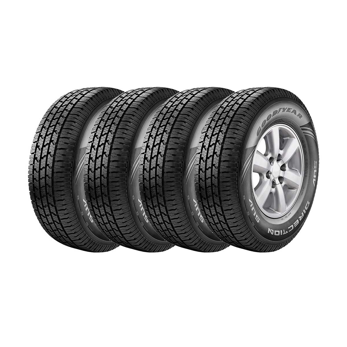 Kit 4 Pneus Aro 16 21565R16 Goodyear DIRECTION SUV 102H XL conjunto