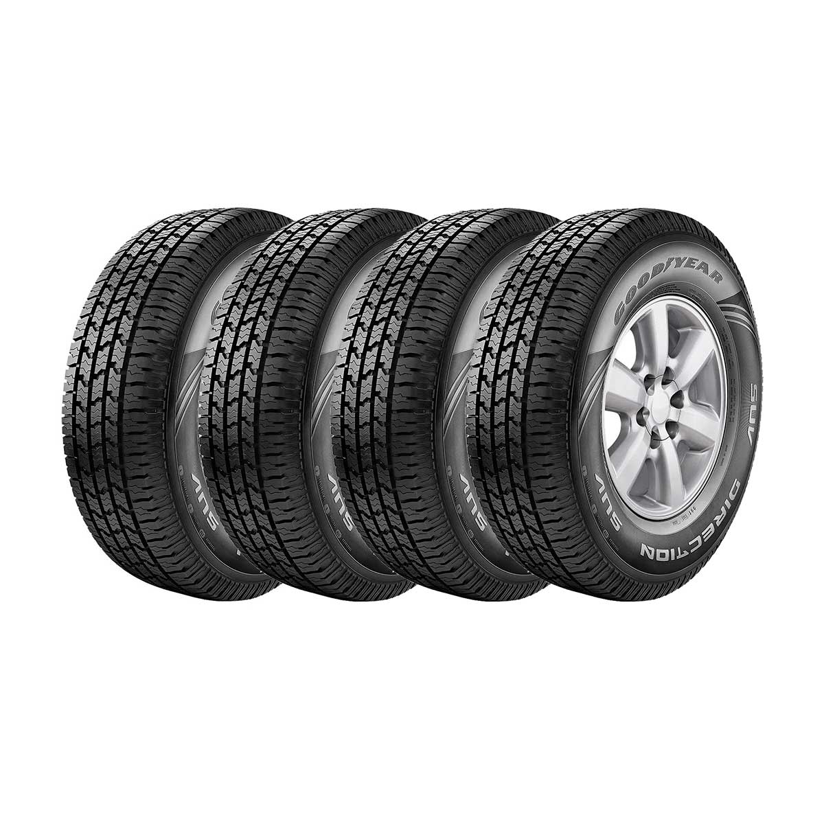 Kit 4 Pneus Aro 15 20570R15 Goodyear Direction Suv 96T Sl
